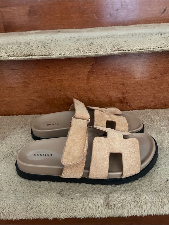 Hermes Shoes - NWOT Authentic Herme’s Suede Goatskin Womens Chypre Sandals Size 36/ U.S. 5.5